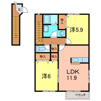 間取図 ロイヤルパーク岬