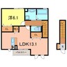 セ・ラヴィ 1LDKの間取り