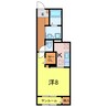サピ―Ⅶ 1Kの間取り