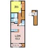 サピ―Ⅶ 1LDKの間取り