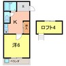 Ｍ＆Ｍ 1Rの間取り