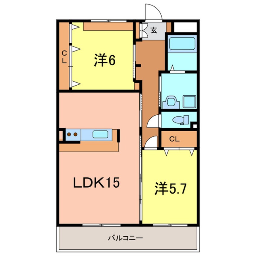 間取図 リバーサイドヴィレッジ