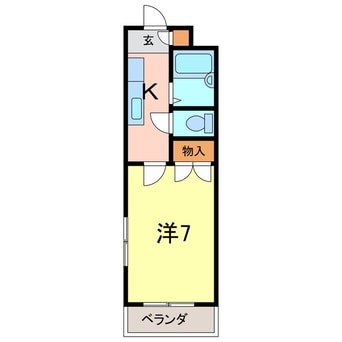 間取図 レークハヤⅠ