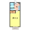 ＭＡＧＮＯＬＩＡ　ＨＯＵＳＥ 1Kの間取り