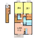 パストラルの間取図