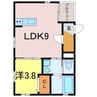 東海道本線/刈谷駅 徒歩13分 2階 築3年 1LDKの間取り