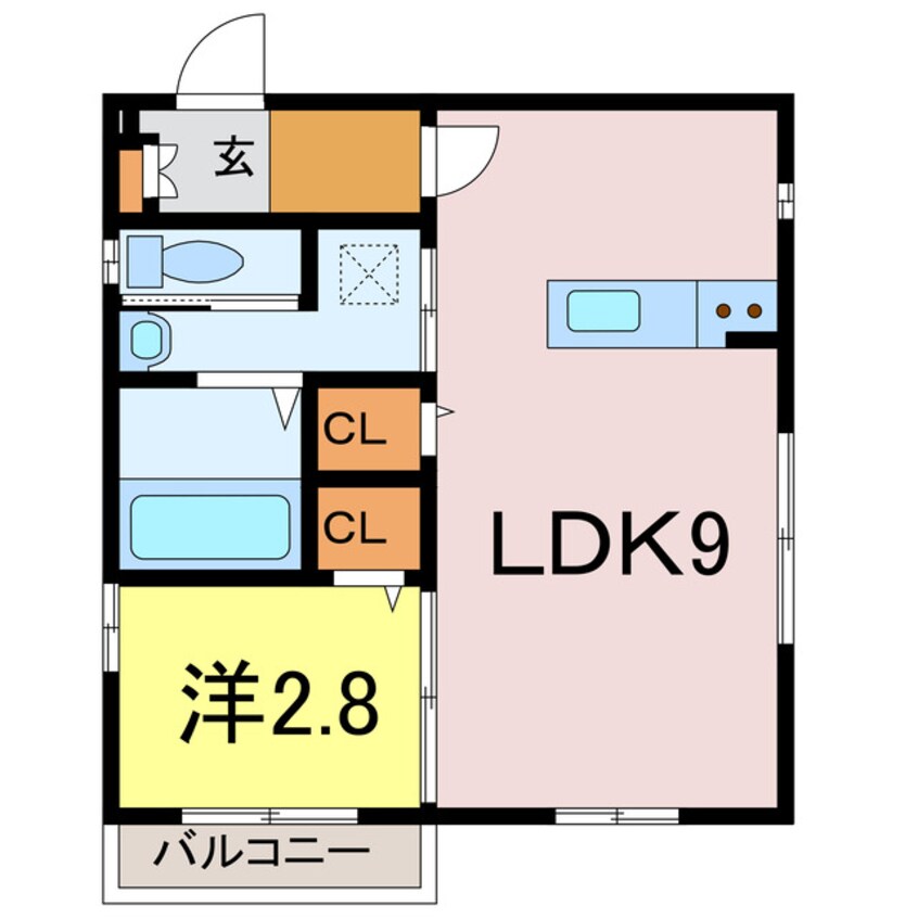 間取図 ｖｅｒｄｅ東陽