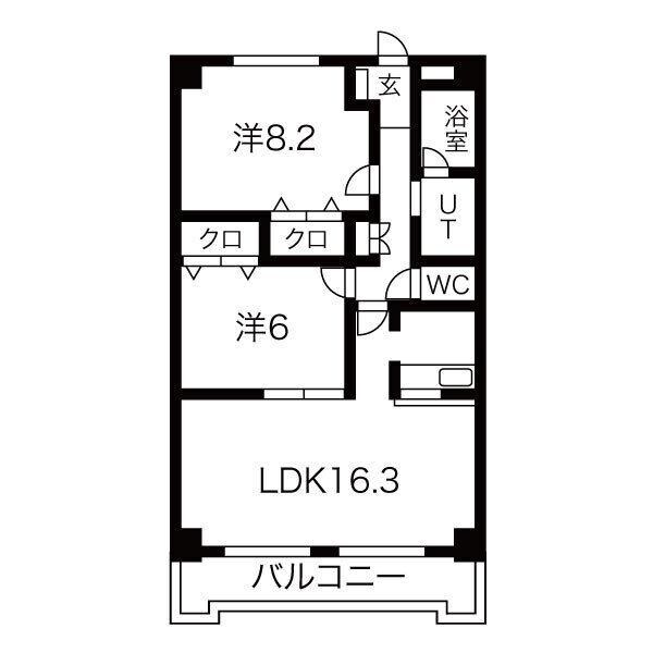 間取り図 ロイヤルスクエア
