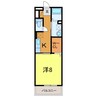 ラルーチェ 1Kの間取り