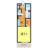 ラルーチェ 1Kの間取り