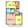 Ｆ 2DKの間取り