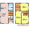 矢作ひそこ賃貸住宅　東棟 3LDKの間取り