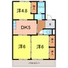 湫マンション 3DKの間取り