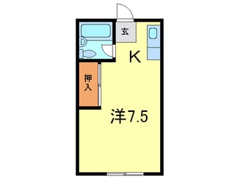間取図 中前田パレス