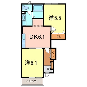 間取図 メゾンスターブルⅡ