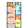 ドリームエイト 1LDKの間取り