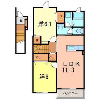 間取図 ビバーチェ