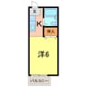 サンライズ20 1Rの間取り