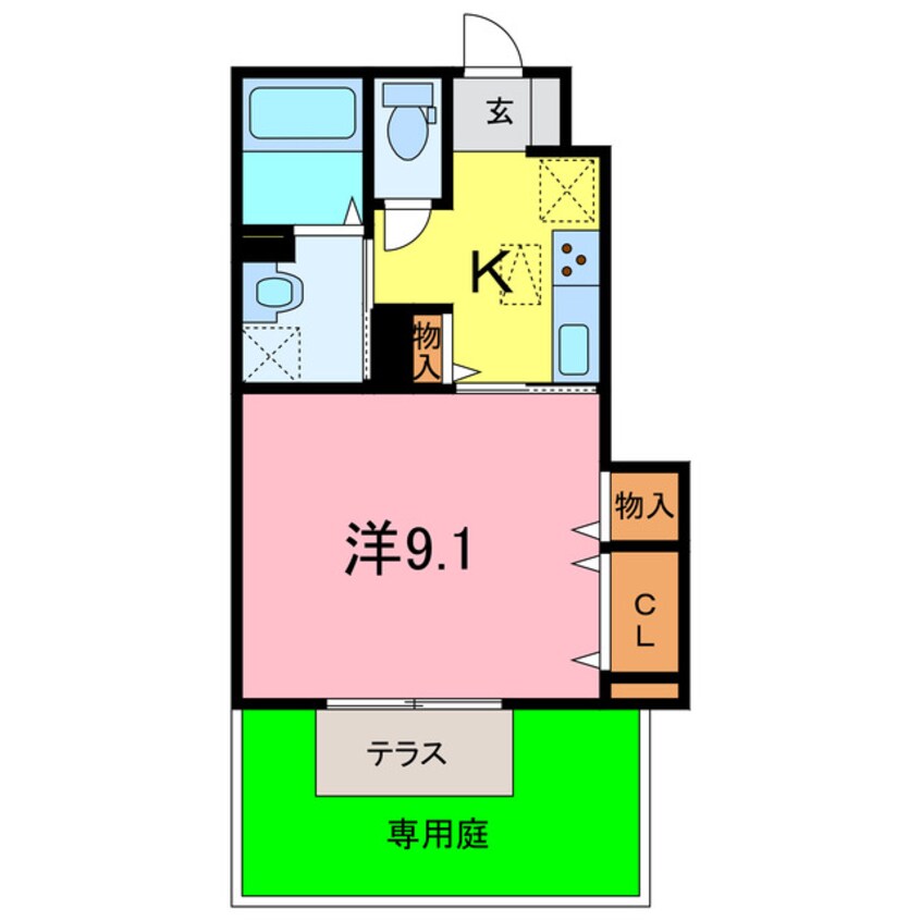 間取図 フォーブル小針