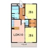 ラピュタ 2LDKの間取り