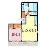 レグルス東刈谷 1LDKの間取り