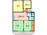 第二マンション鈴木A棟 4LDKの間取り