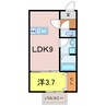 LECOCON刈谷 1LDKの間取り