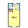 ビレッジ藤井 1Rの間取り