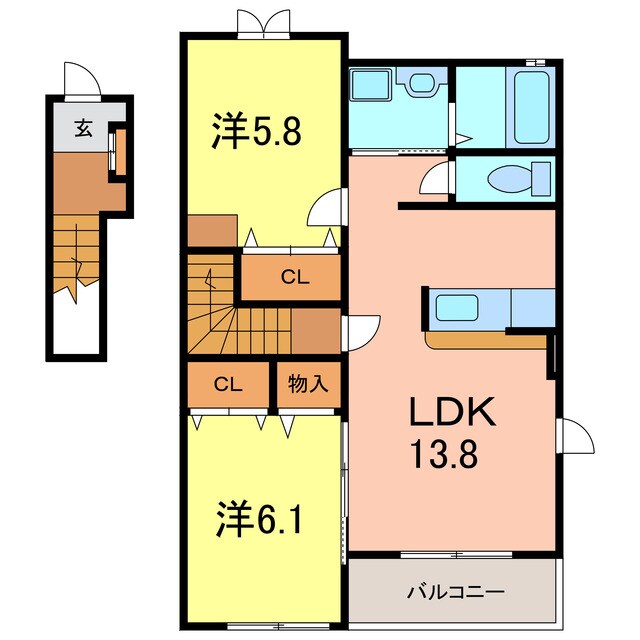 間取り図 フェリーチェⅠ