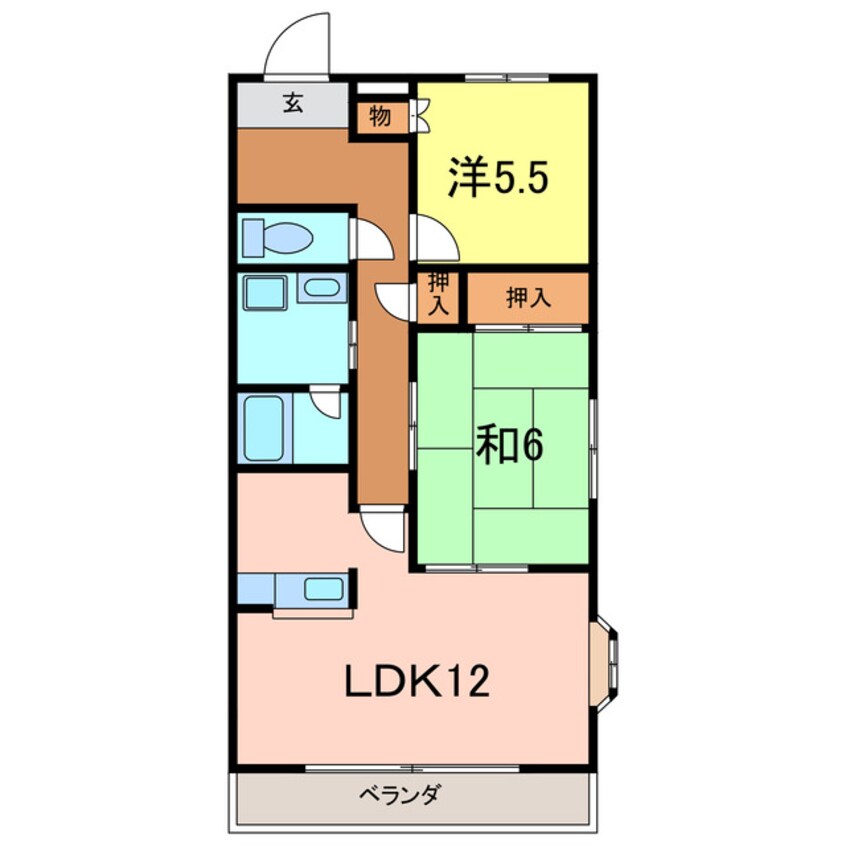 間取図 メゾンサルビア