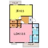 メゾン酒井Ｂ 1LDKの間取り