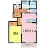 土筆 1LDKの間取り