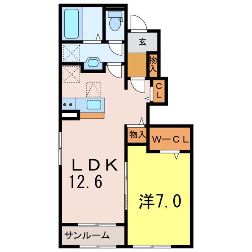 間取図 カーサ　デ　アール