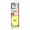 ビラ三秀中山 1DKの間取り