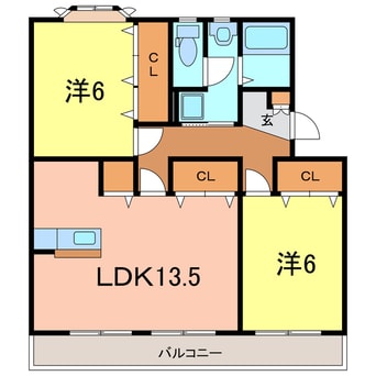 間取図 衣浦マンションA棟