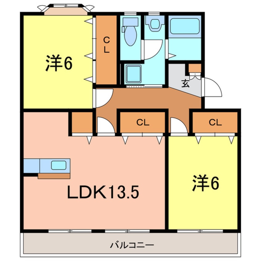 間取図 衣浦マンションA棟