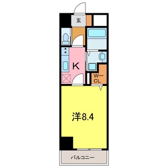 間取図 Dwell常楽　朝日