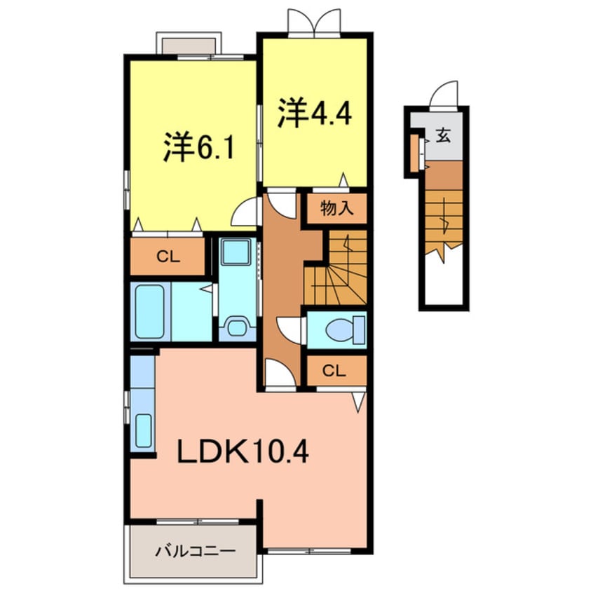 間取図 カーサ三宅