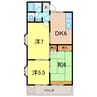 シャイン美園Ａ 3DKの間取り
