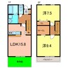 ＢＯＮＤＳ－Ｔ 2LDKの間取り