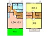 アイエンス 2LDKの間取り