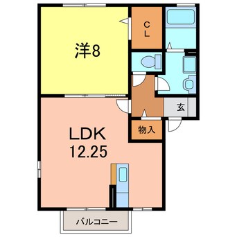 間取図 エクレール