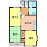 ファインA 3DKの間取り