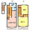 シャトレ・Ｔ．Ｓ 2LDKの間取り