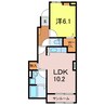 ウェル　セレッソ 1LDKの間取り