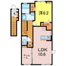 ウェル　セレッソ 1LDKの間取り
