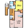 ウェル　セレッソ 1LDKの間取り