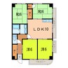 第３新安城ビル 4LDKの間取り