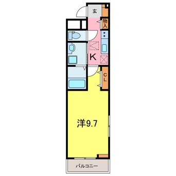 間取図 ベル　フルール
