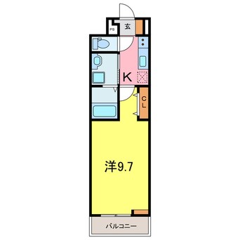 間取図 ベル　フルール